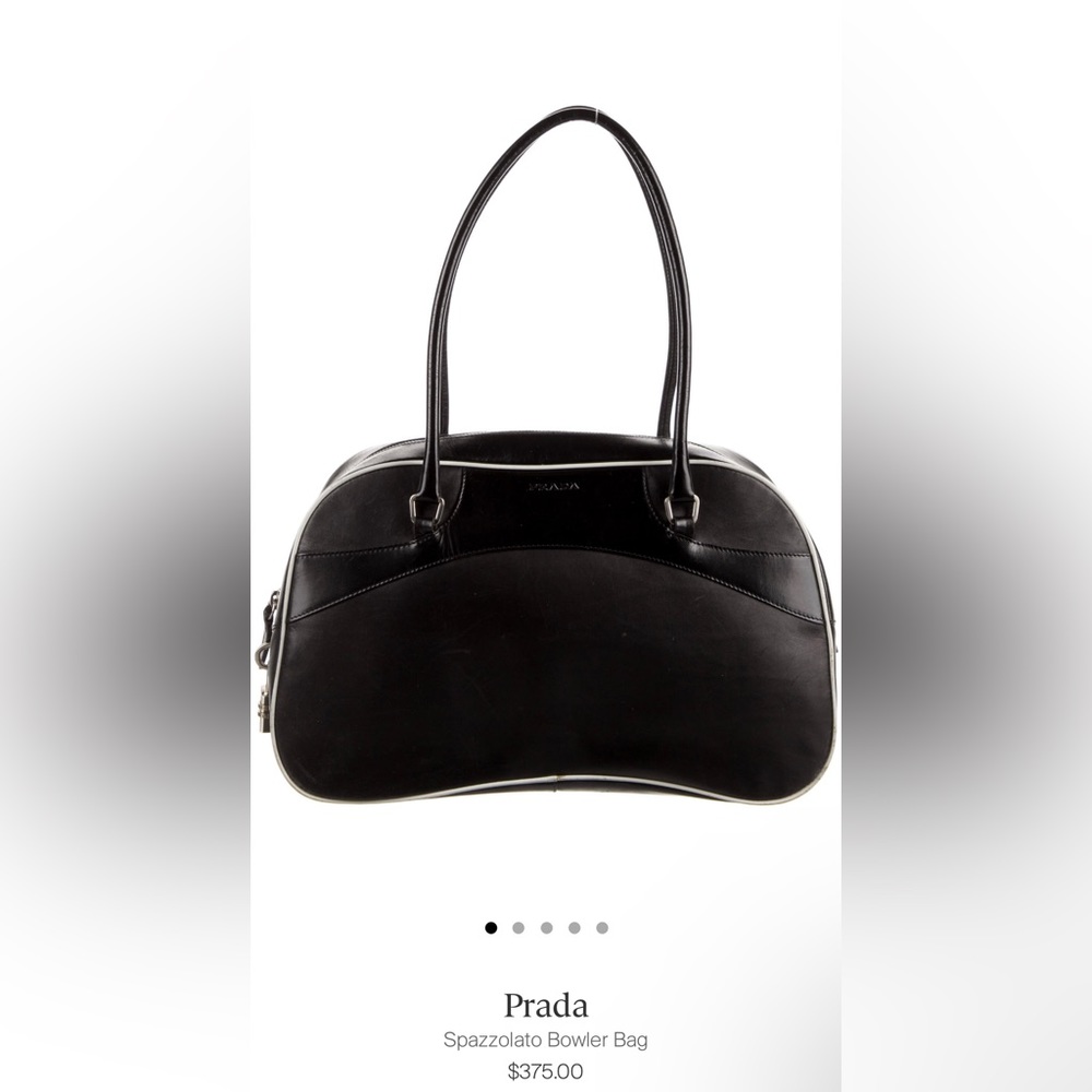 Prada Spazzolato Bowler Bag